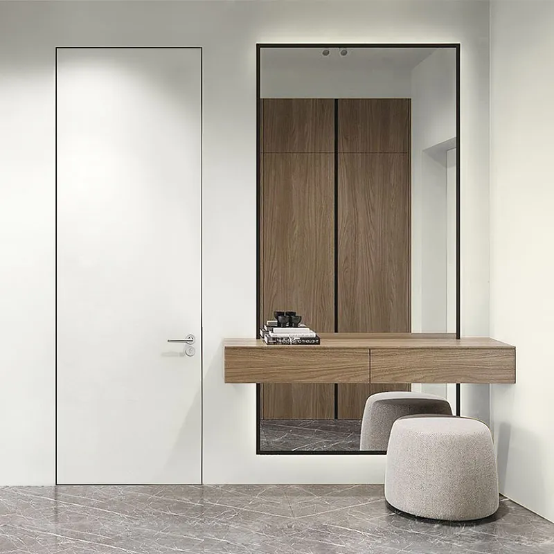 Frameless Wooden Interior Door