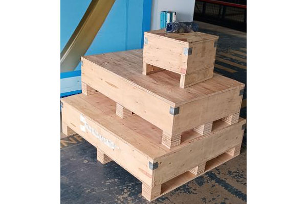 Stacked pallet