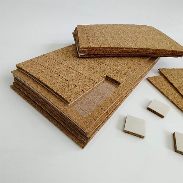 222   18*18*3mm Cork Pads with Adhesive