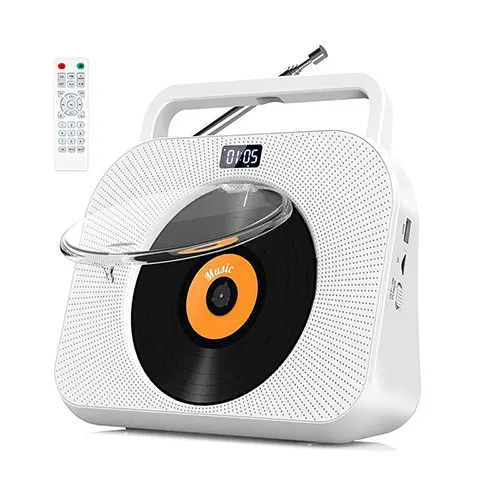 Leitor de CD Boombox com Bluetooth