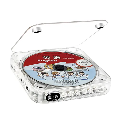 Transparent CD player