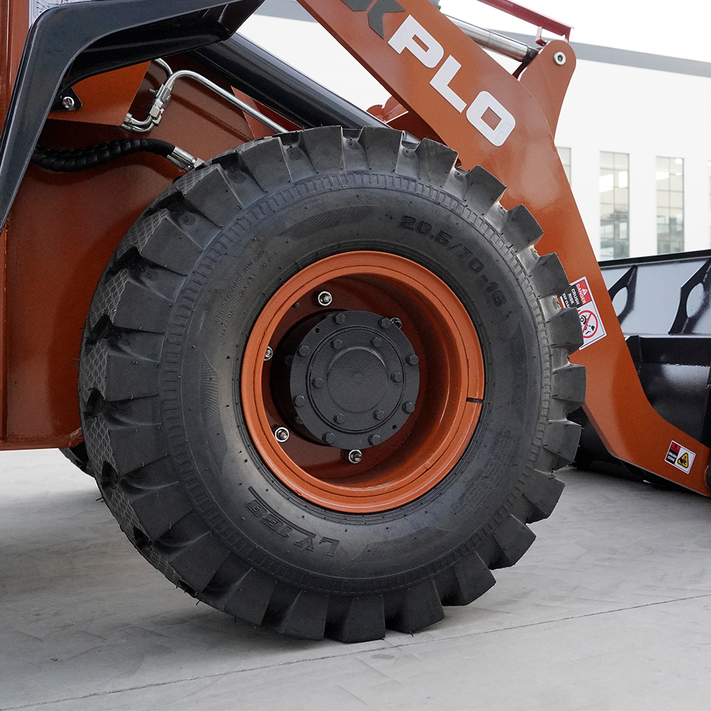 maintain wheel loader tires