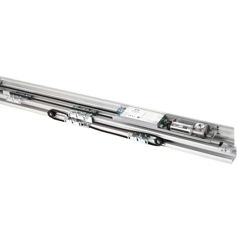 Automatic telescopic sliding door