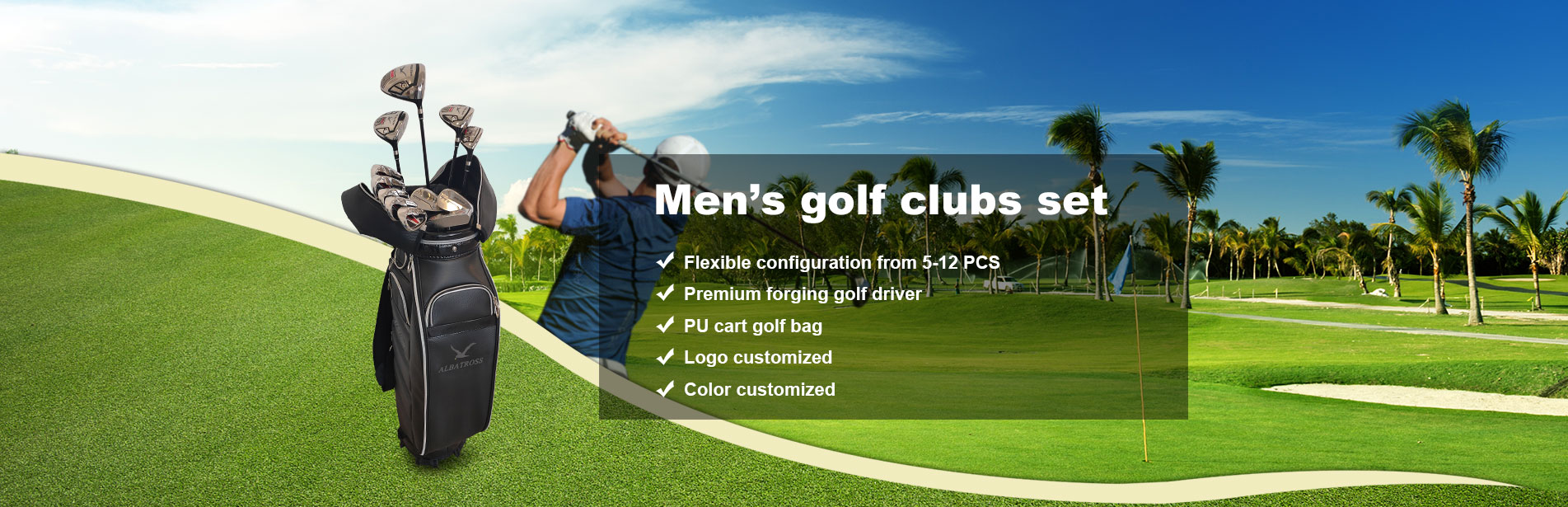 Pengeluar Set Kelab Golf Lelaki