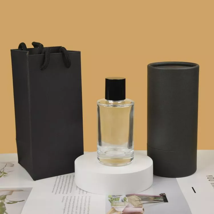 Frascos de perfume em spray de 100ml com caixas e sacos