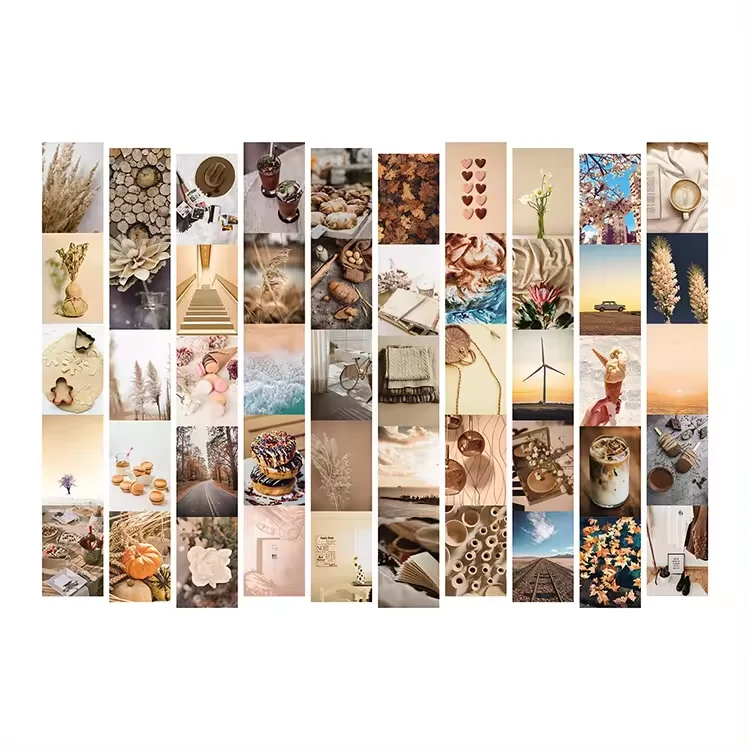 4x6 Inch Paper Aesthetic Photo Collage Pictures Kit