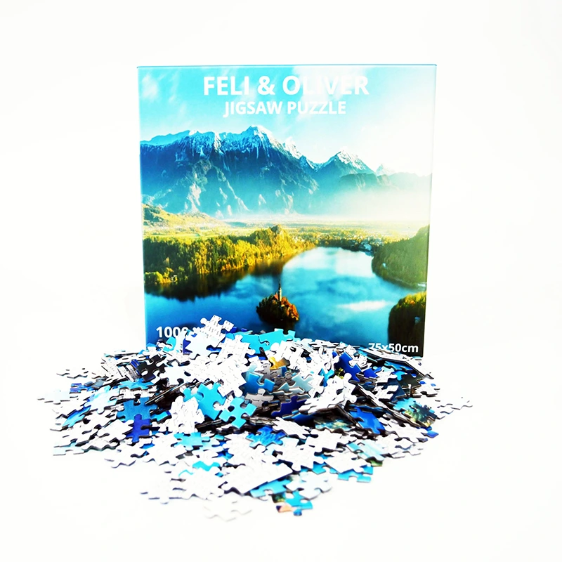 Kartonowe puzzle 1000 elementów