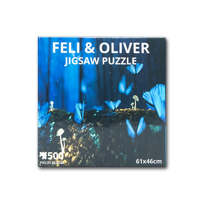 500-teiliges Puzzle aus Pappe