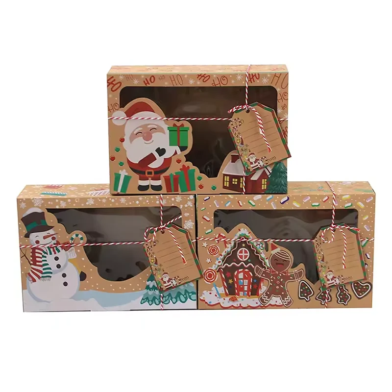 Christmas Cupcakes Packaging Box