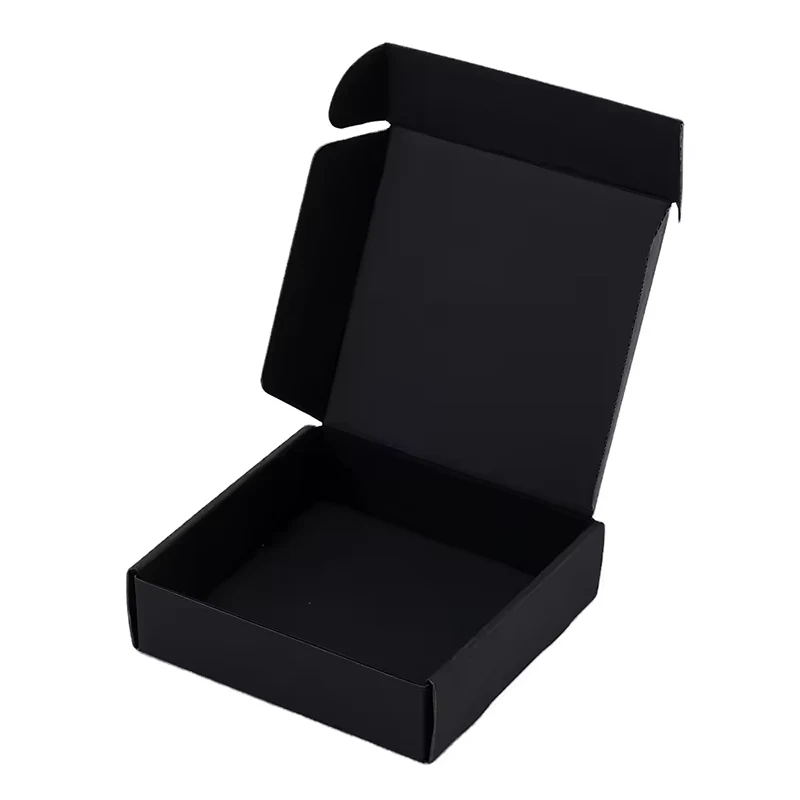 Matte Black Shipping Boxes