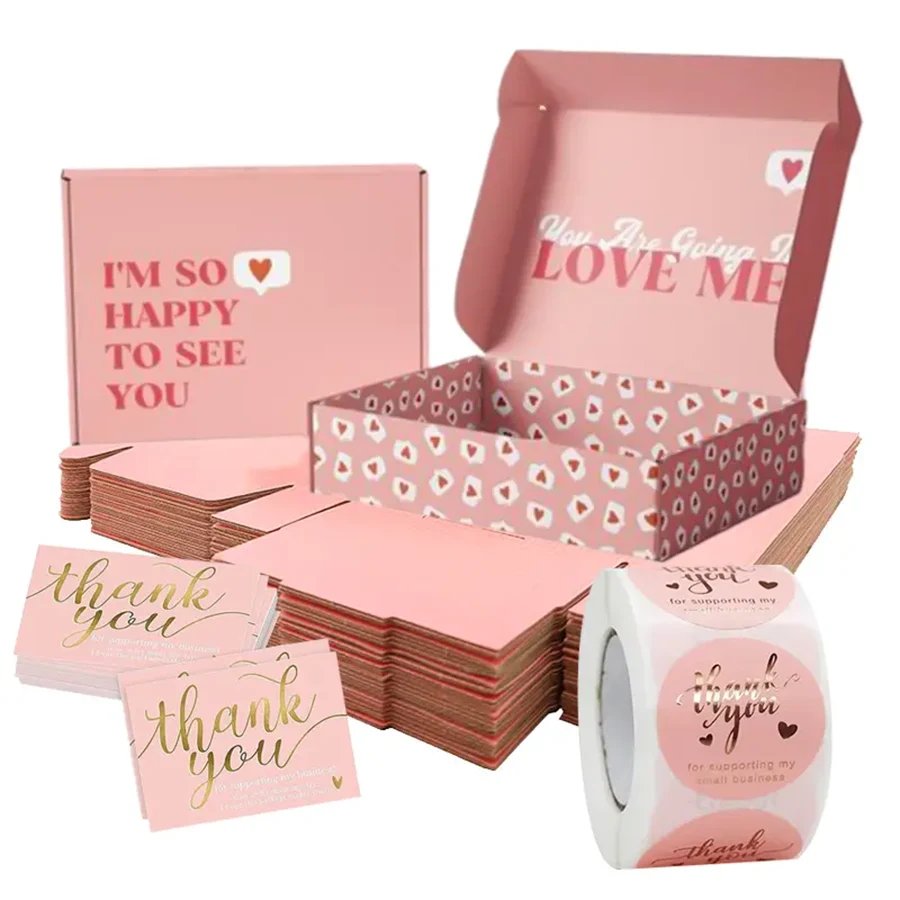 Cajas de papel Kraft para joyería cosmética y cuidado de la piel