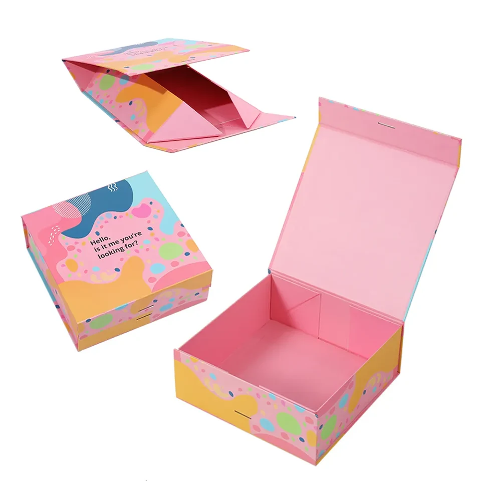 Cardboard Magnetic Closure Packaging Box