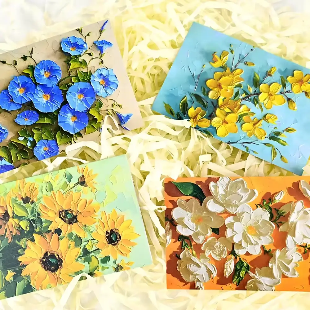 Flower Writable Greeting Cards