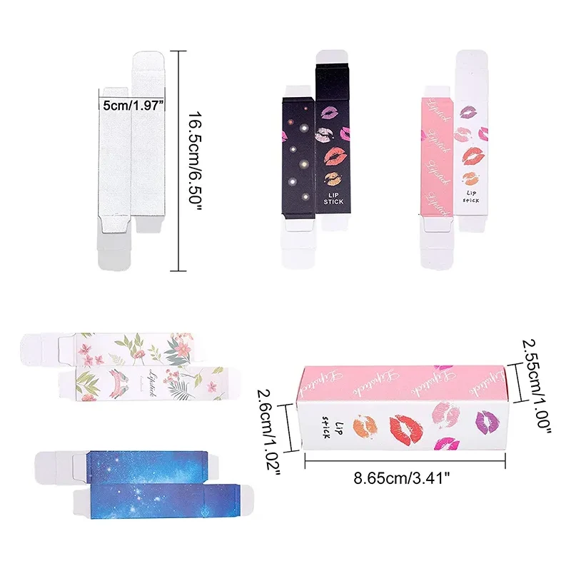 Lipgloss Storage Tube Paper Cosmetic Box