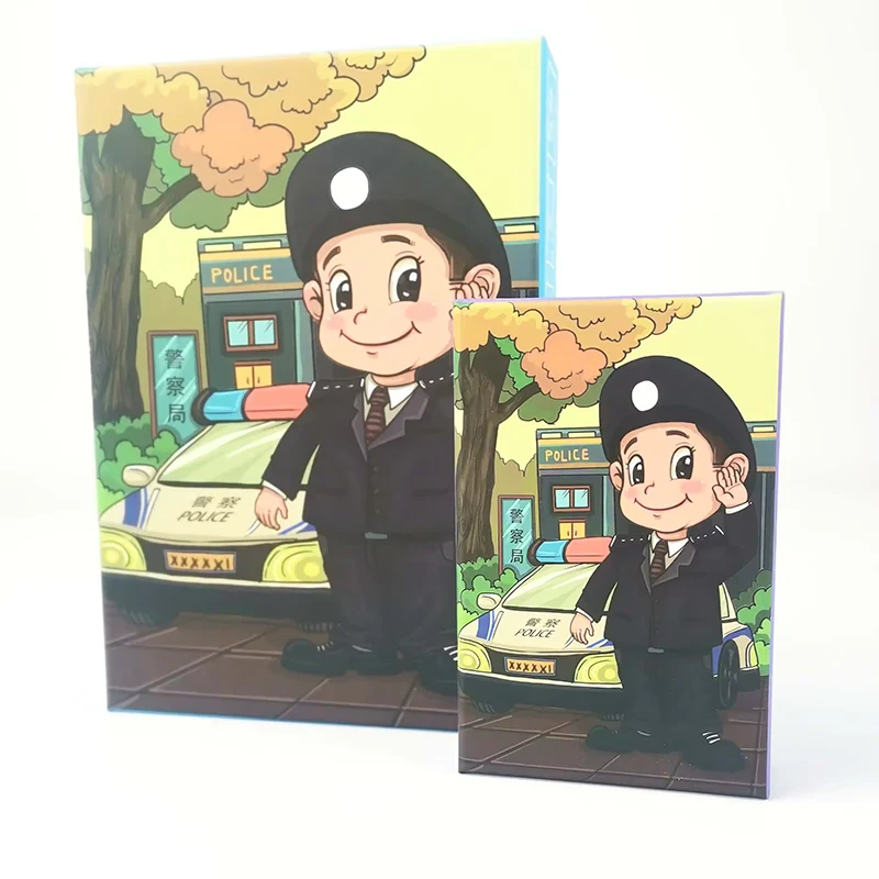 Kids Police Officer Large Pieces Boys Puzzle