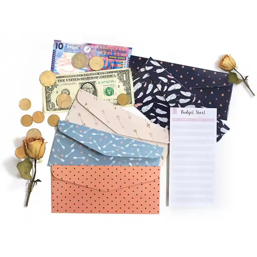 Money Planner Plastic Envelopes