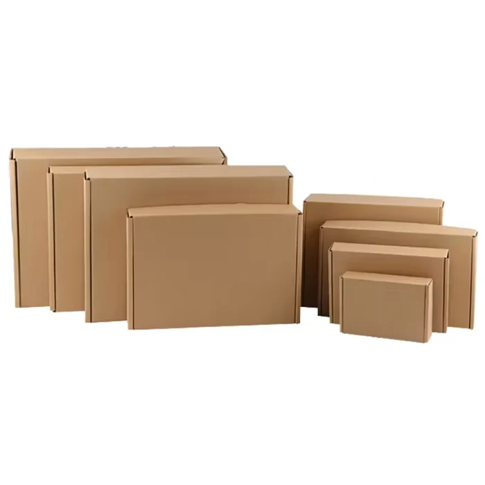 Recycelbare braune Kraftpapier-Verpackungsbox