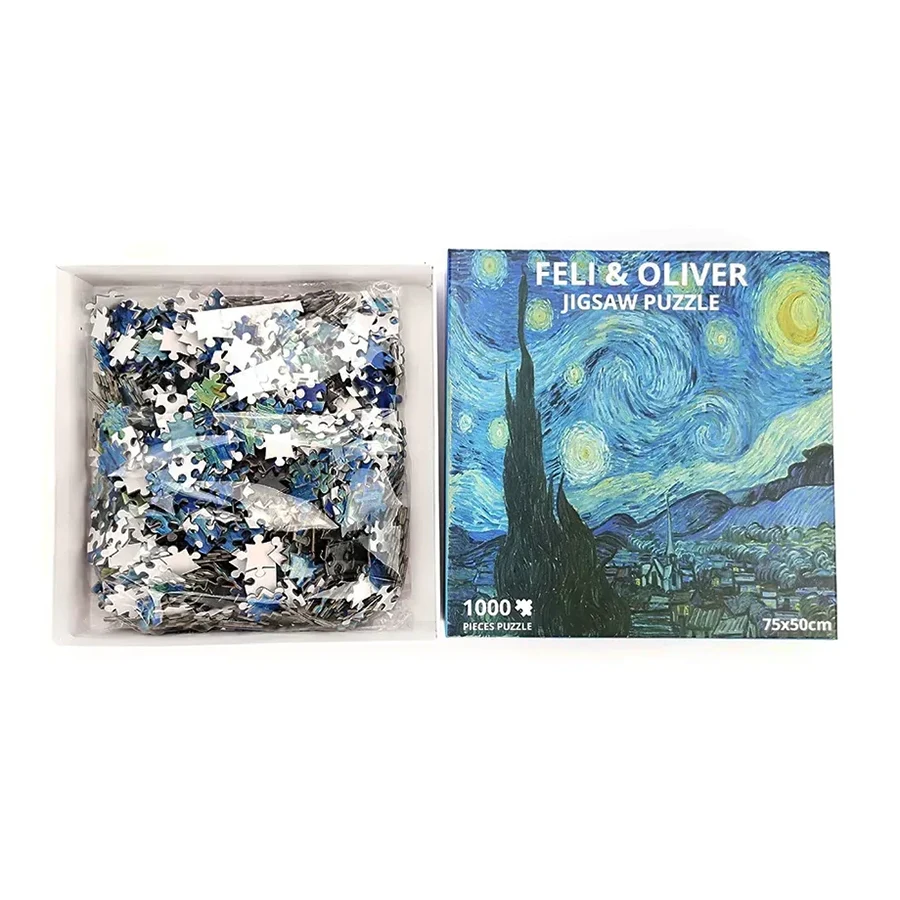 Teka-teki Jigsaw Lukisan Minyak Van Gogh