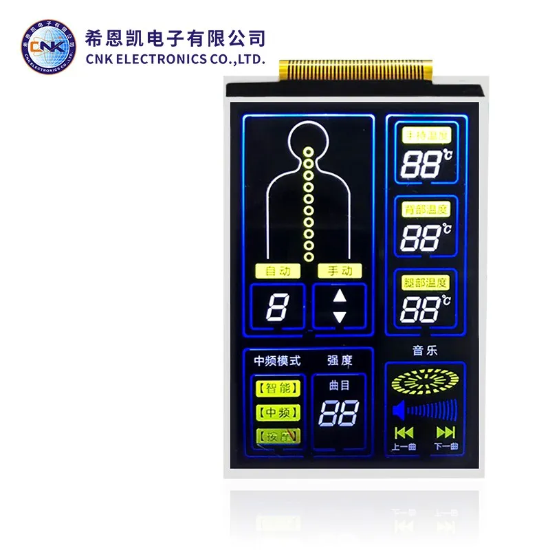 7 Segment LCD-skärm