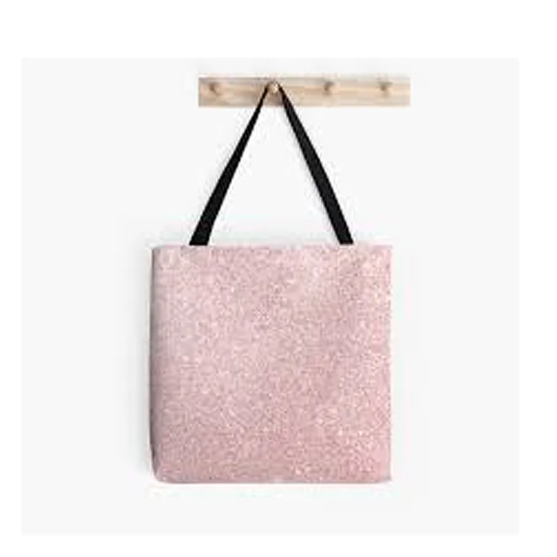 Bolsa de tela fucsia brillante