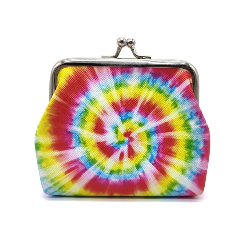 Porte-monnaie en gelée de chat Tie Dye