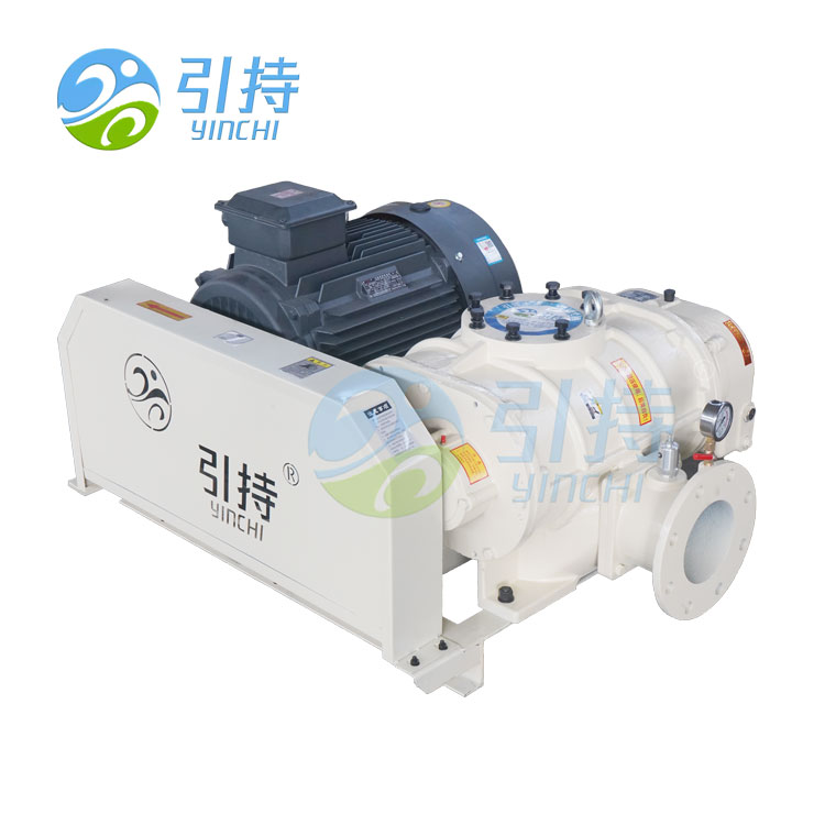 Calcium Carbonate Conveying Three Lobe V-Belt Roots Rotary Blower