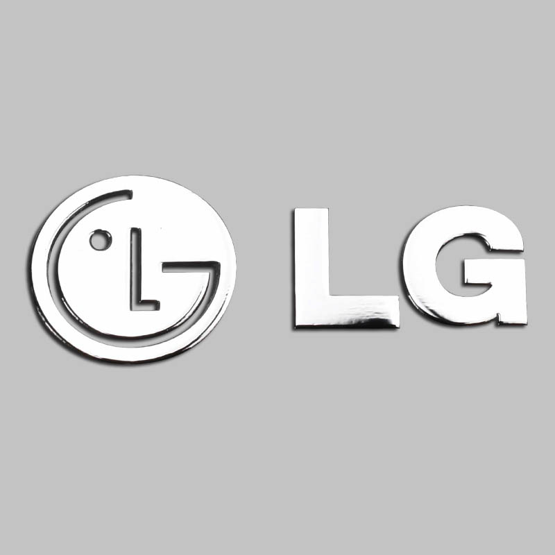 Logo de la marque TV en métal