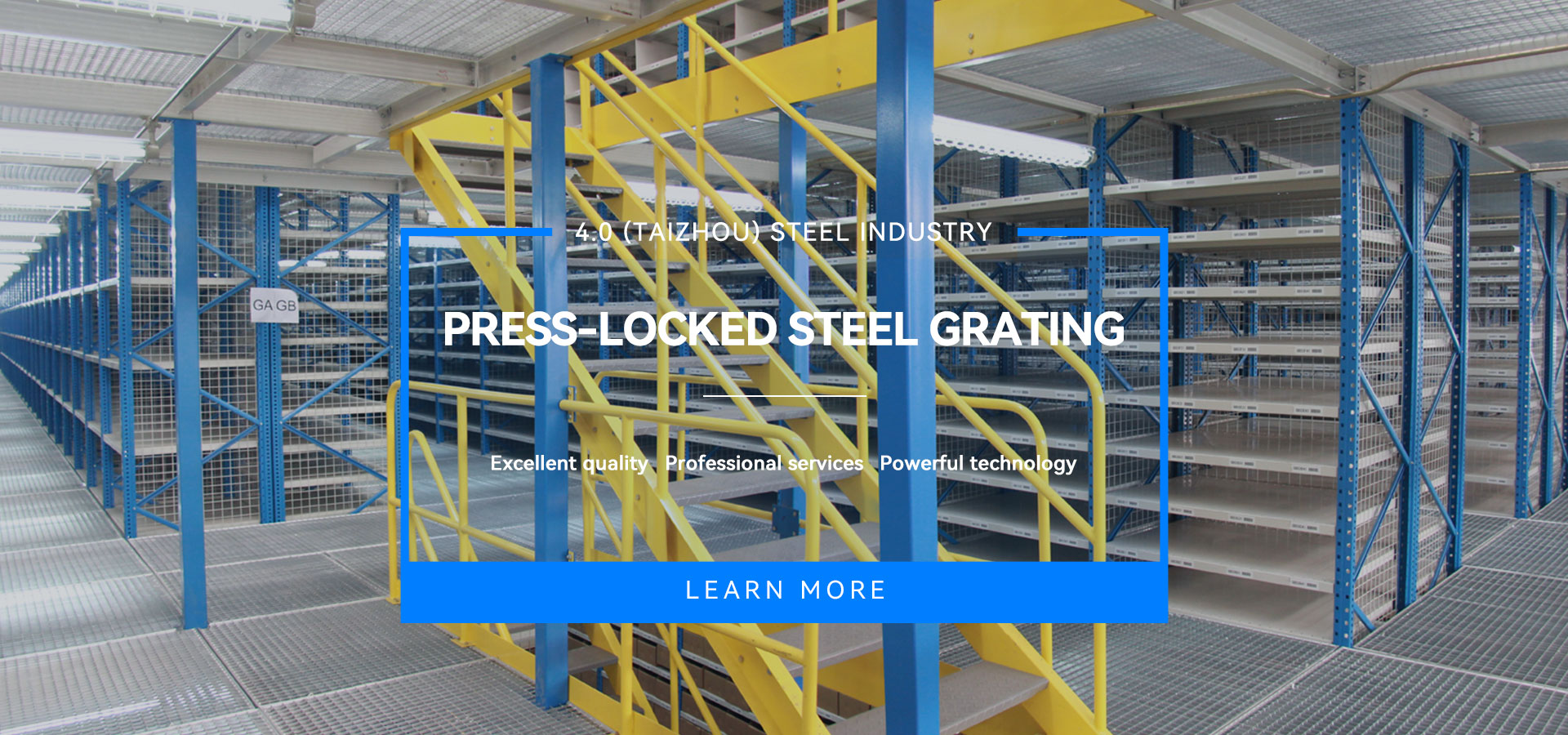 Press-locked Steel Grating Factory