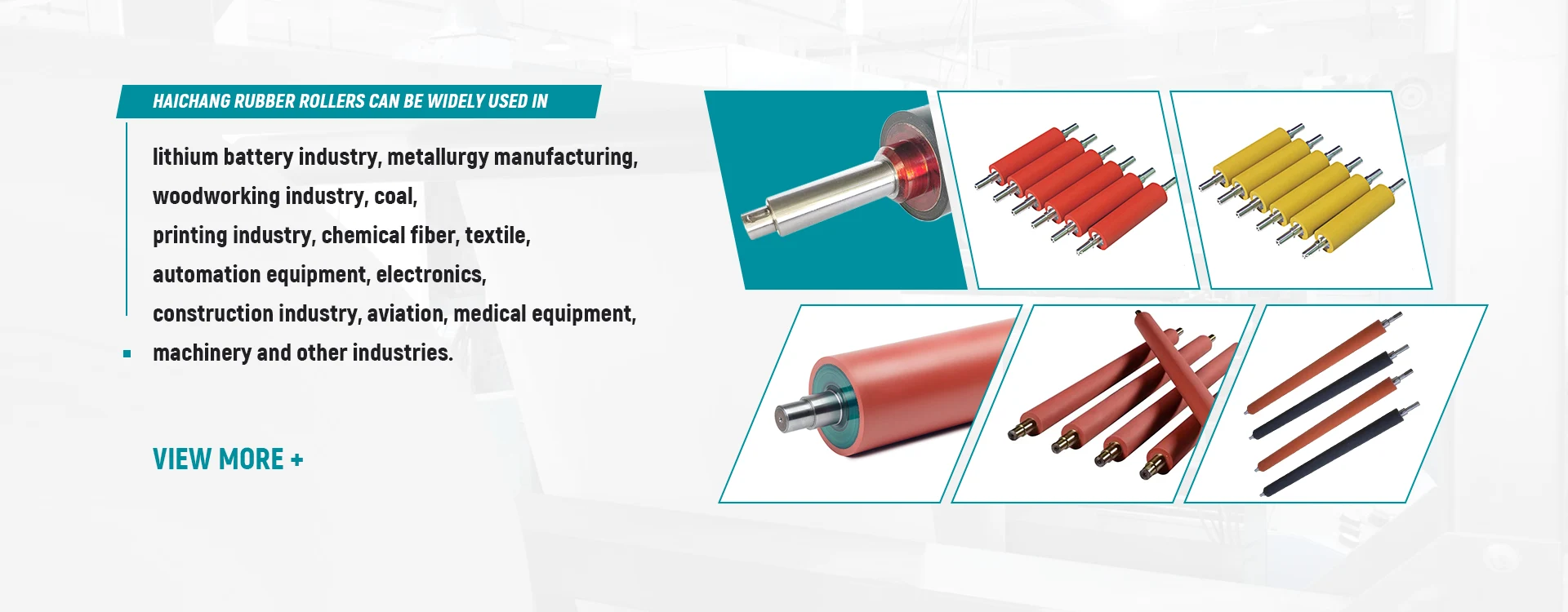 Polyurethane Rollers Factory