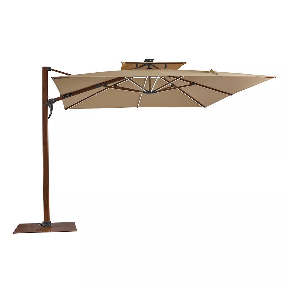 Double Top Large Roman Patio Umbrella