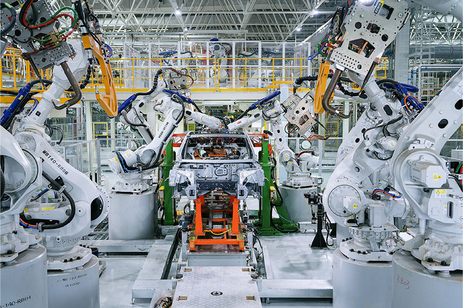 Four processes of automobile manufacturing