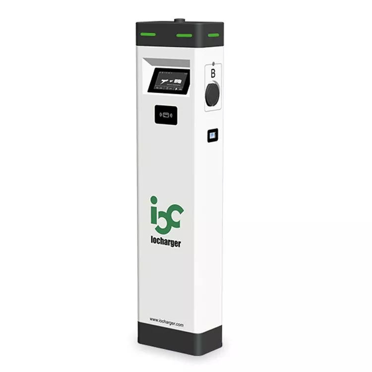 OCPP Piedestal 2x7-22KW Dual AC Commercial EV Charger