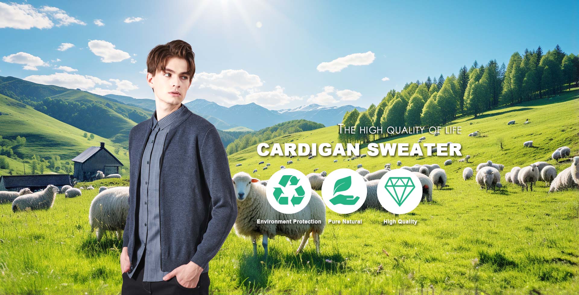Cardigan sweater leverandører