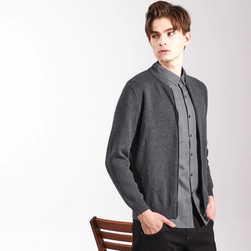 Business Men Casual Cardigan Sweater