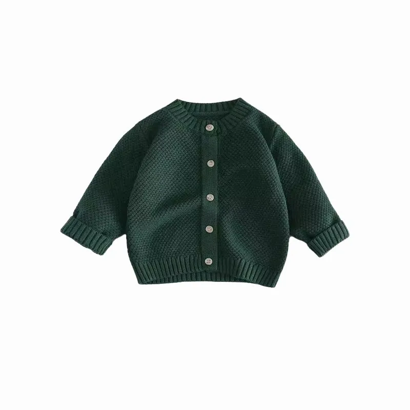 Children's Button Knit Cardigan Sweater