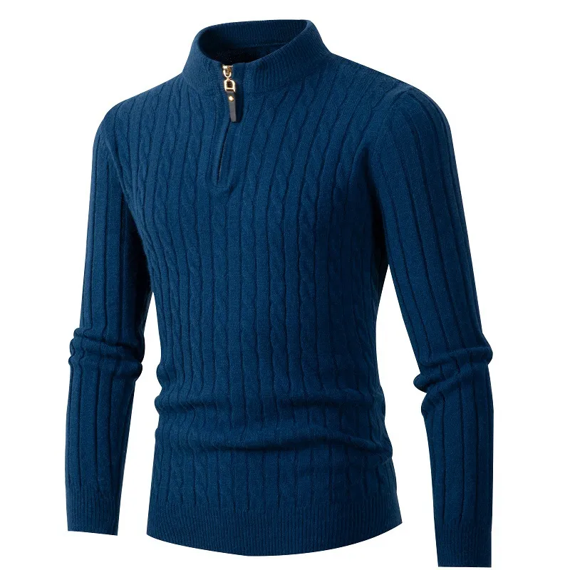 Men Quarter Zip Sweaters