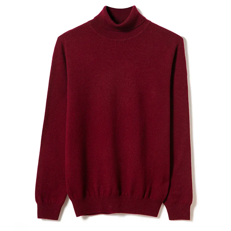 Merino Wool Turtleneck Sweater