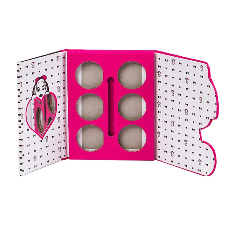 Caja de paleta de sombras de ojos magnética vacía