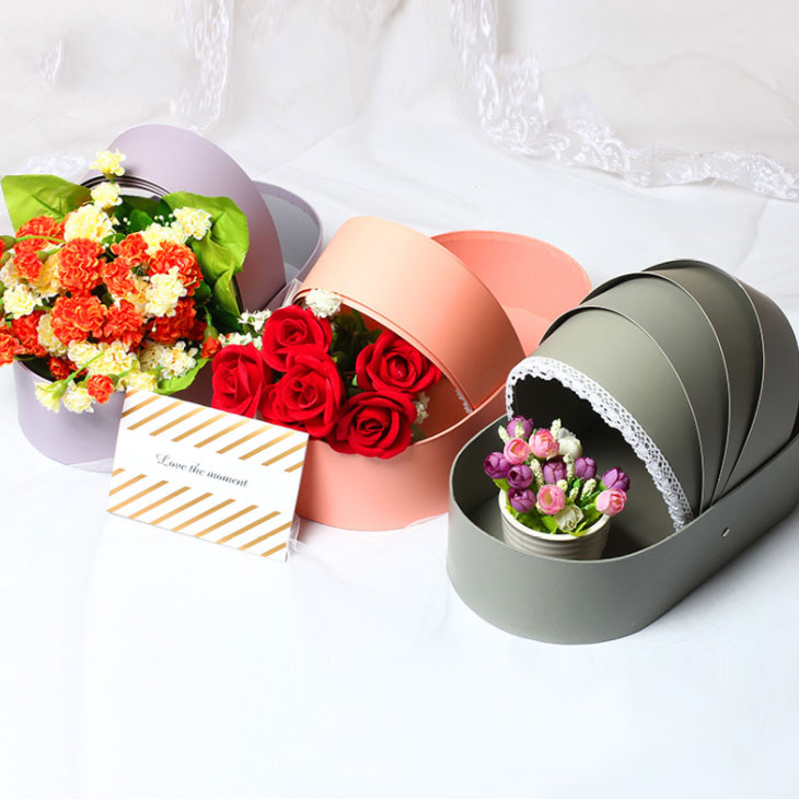 Paper Cardboard Gift Flower Boxes