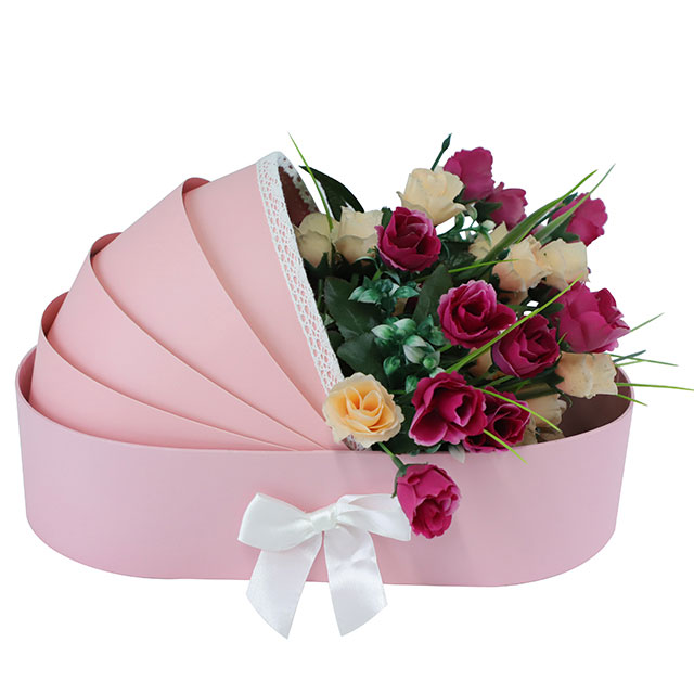 Rigid Paper Flower Gift Box