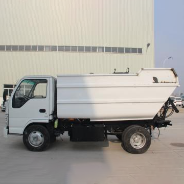 Pure Electric Self Loading And Unloading Garbage Truck