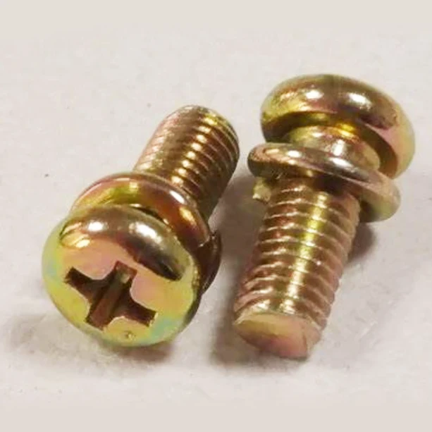 Cross Recessed Pan Head Screws And Spring Washers Assemblies