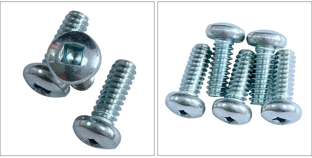 Metric square socket countersunk flat head screws