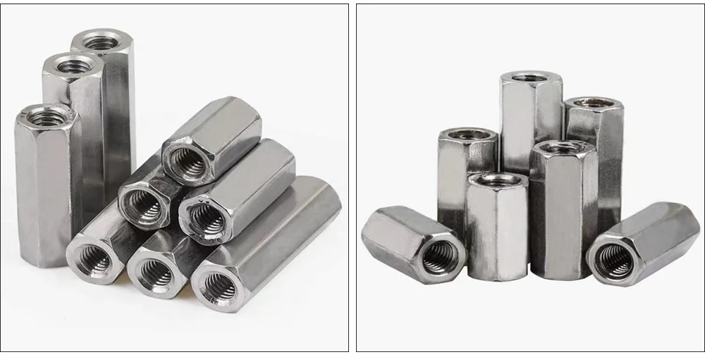 Hexagon pipe nuts with thread as in ISO 228-1