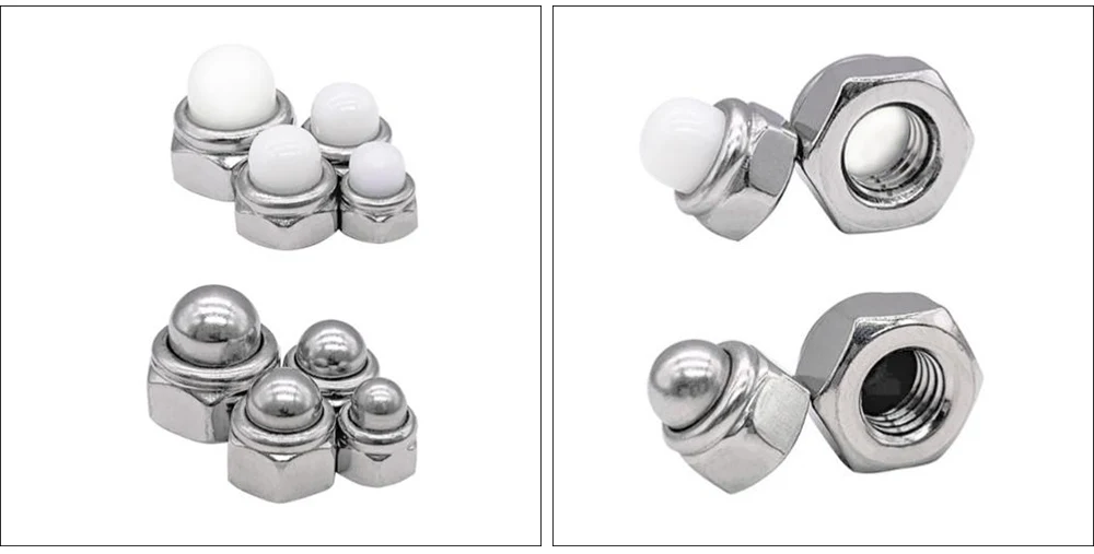 Non-Metal Insert Hexagon Lock Cap Nut Welded Type