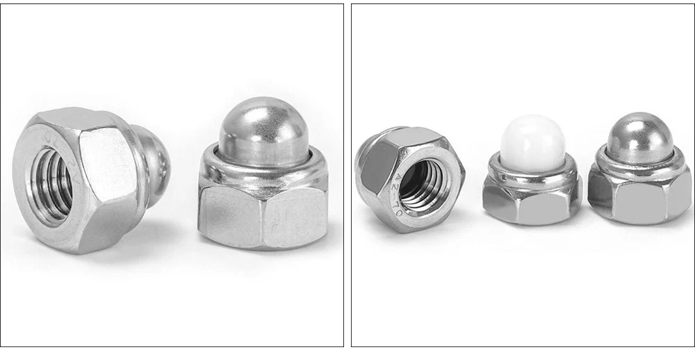 Non-Metal Insert Hexagon Lock Cap Nut Welded Type