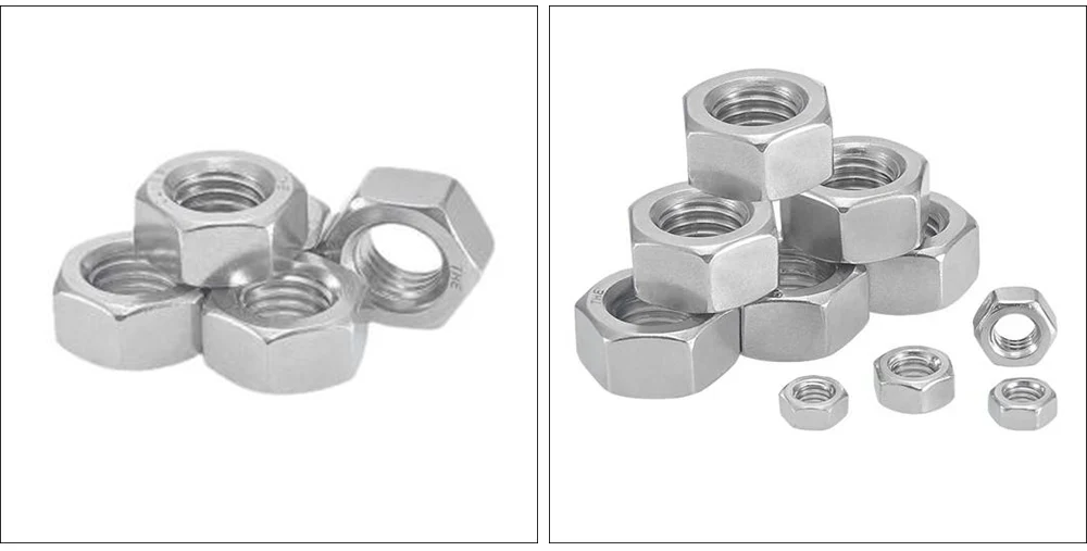 Single chamfered hexagon nut and Style 1