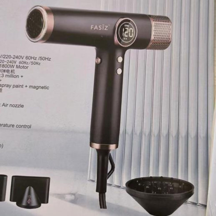 Digital Display Portable Thermostatic Hair Dryer