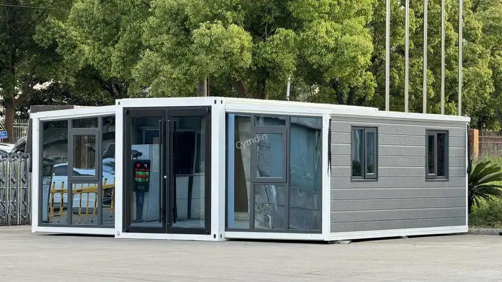 Foldable Temporary Office Double Wing Extension Room