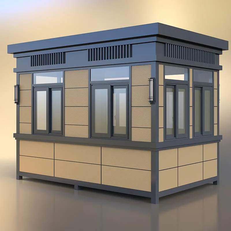 Outdoor Prefabricated Smoking Kiosks